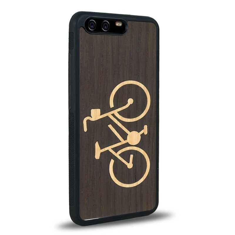 Coque Huawei P10 - Le Vélo - Coque en bois