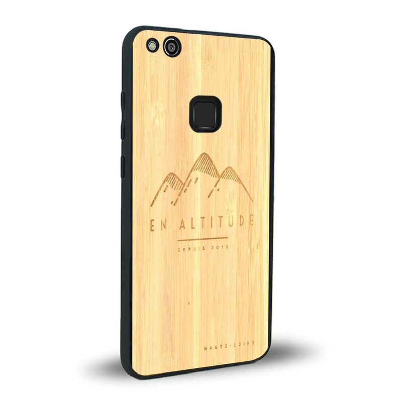 Coque Huawei P10 Lite - En Altitude - Coque en bois