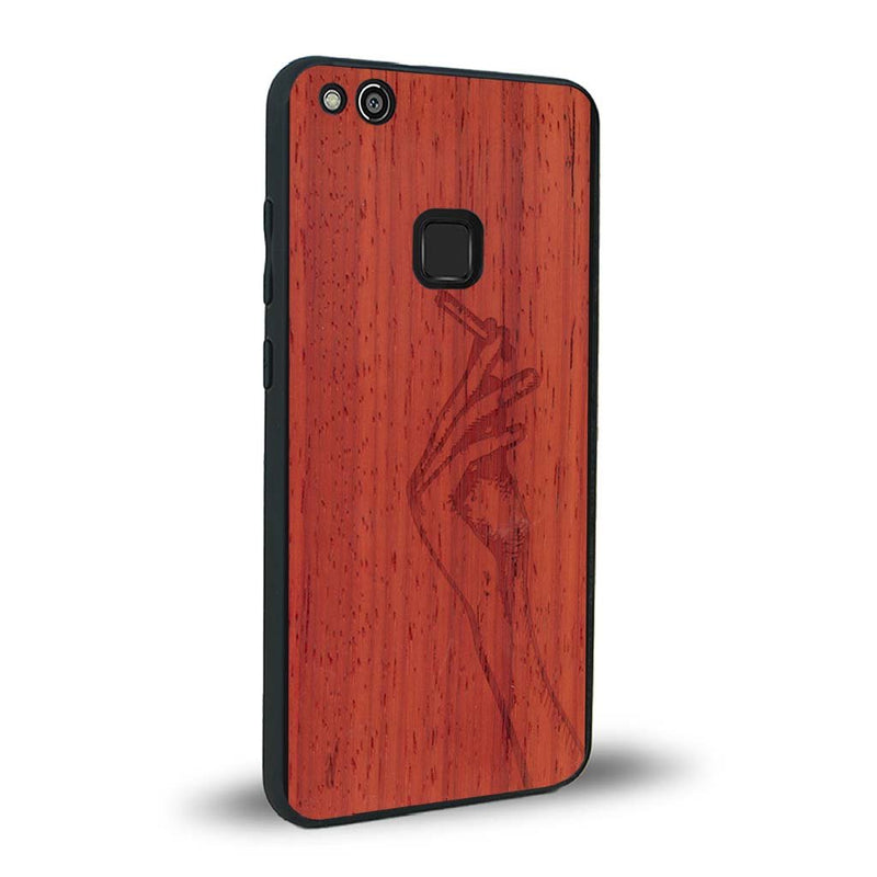 Coque Huawei P10 Lite - La Garçonne - Coque en bois