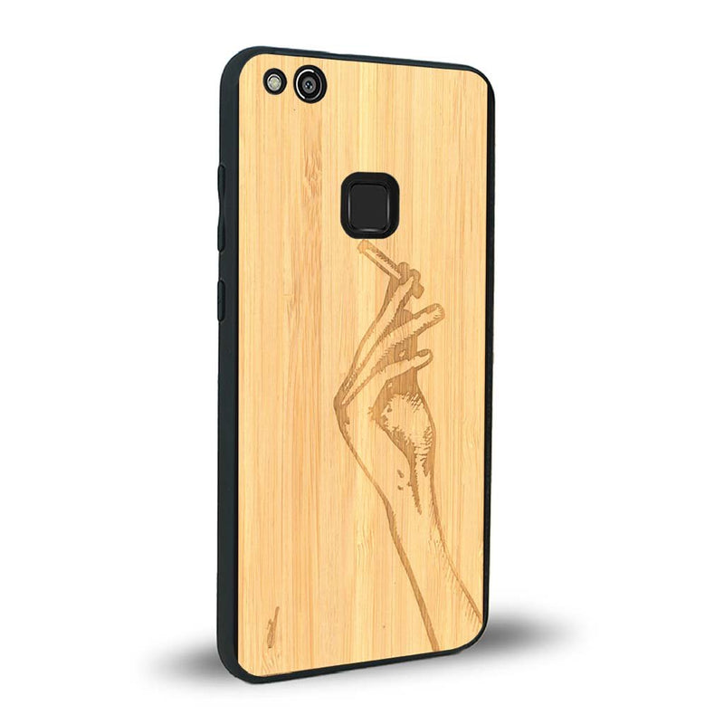 Coque Huawei P10 Lite - La Garçonne - Coque en bois