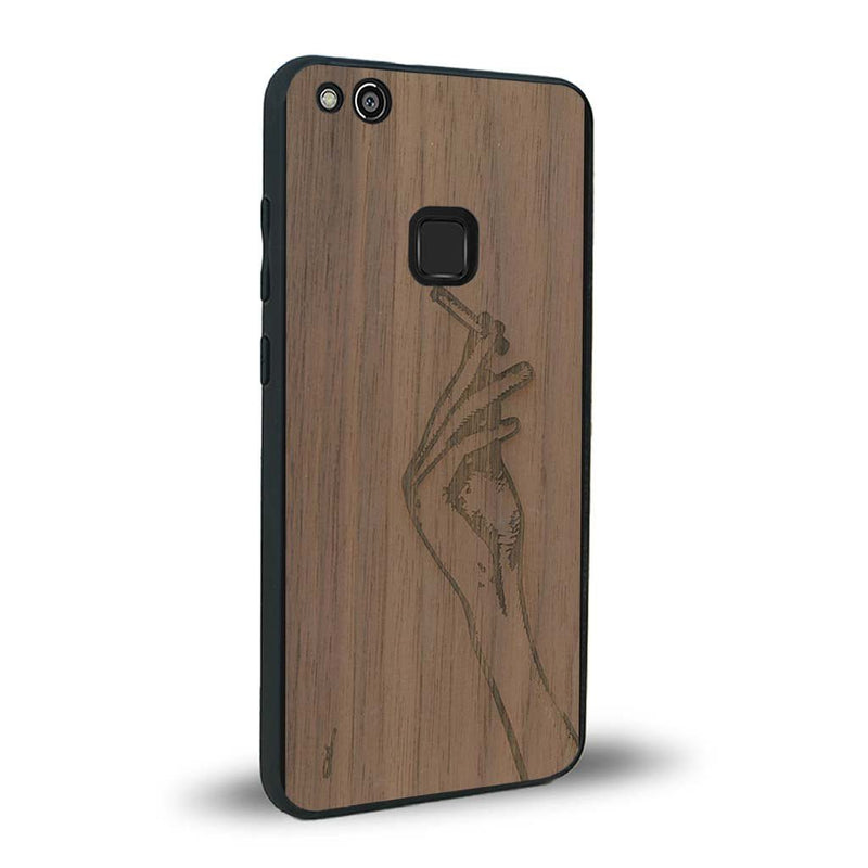 Coque Huawei P10 Lite - La Garçonne - Coque en bois