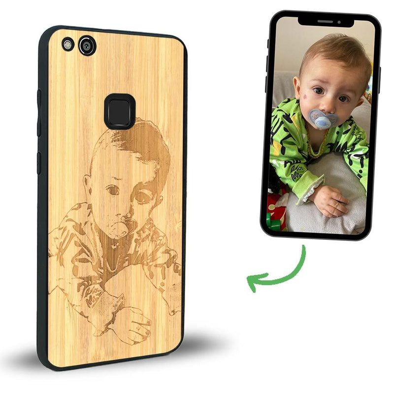 Coque Huawei P10 Lite - La Personnalisable - Coque en bois