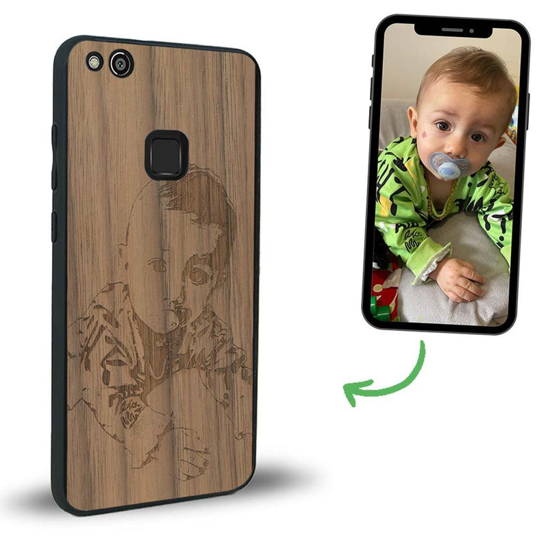 Coque Huawei P10 Lite - La Personnalisable - Coque en bois