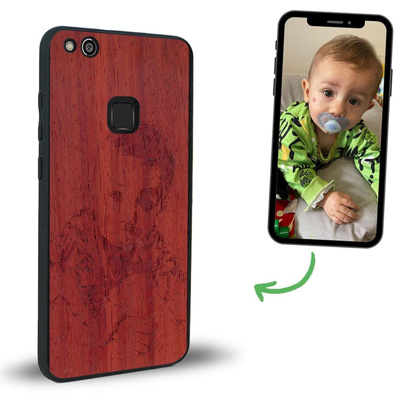 Coque Huawei P10 Lite - La Personnalisable - Coque en bois