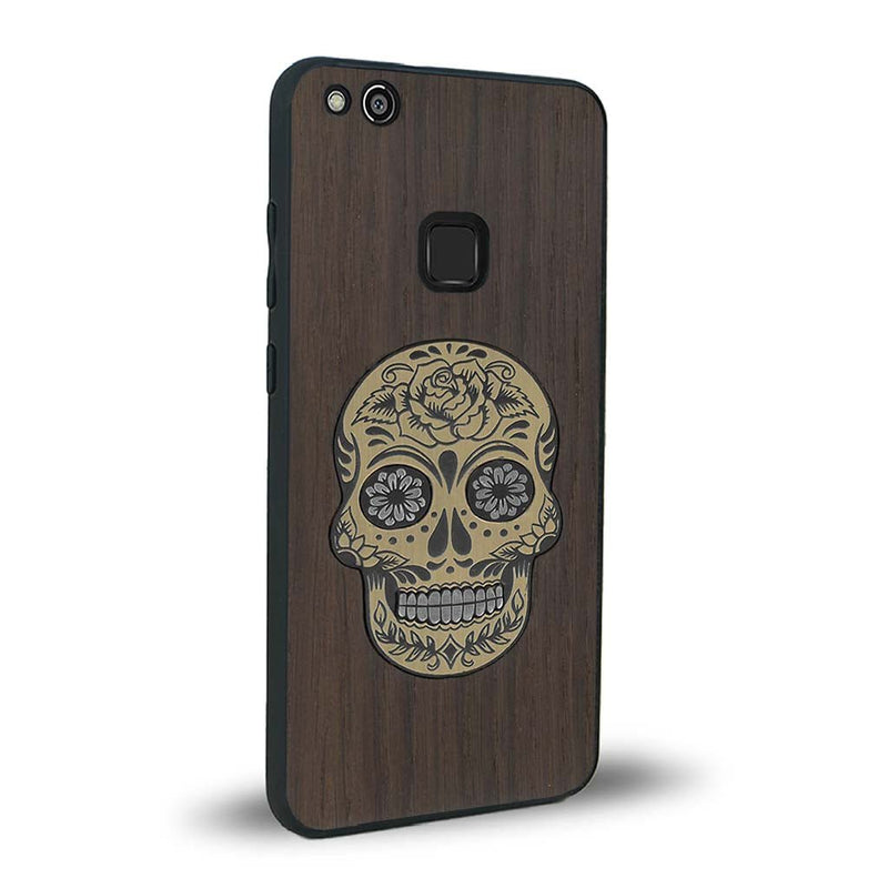 Coque Huawei P10 Lite - La Skull - Coque en bois