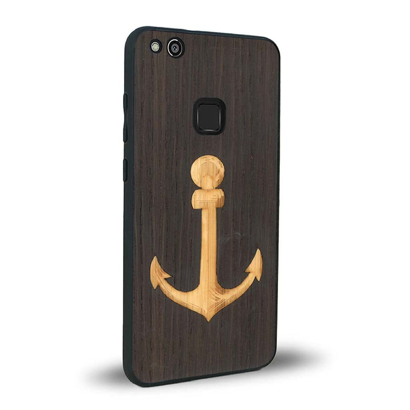 Coque Huawei P10 Lite - L'Ancre - Coque en bois