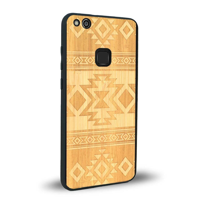 Coque Huawei P10 Lite - L'Aztec - Coque en bois