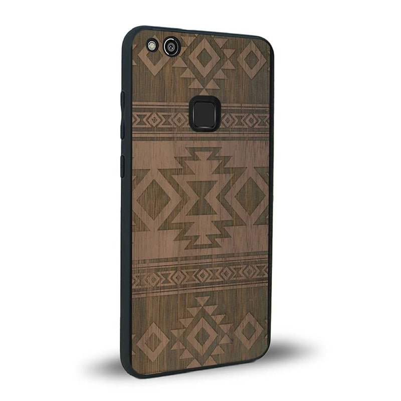 Coque Huawei P10 Lite - L'Aztec - Coque en bois