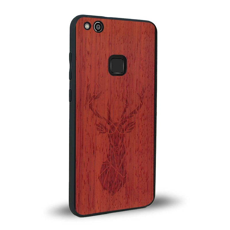 Coque Huawei P10 Lite - Le Cerf - Coque en bois