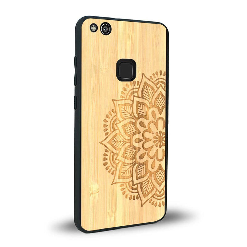 Coque Huawei P10 Lite - Le Mandala Sanskrit - Coque en bois