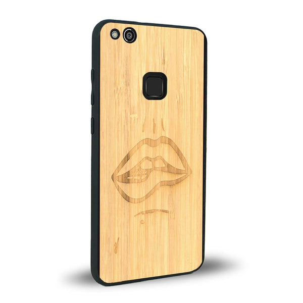 Coque Huawei P10 Lite - The Kiss - Coque en bois