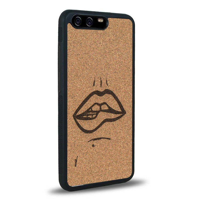 Coque Huawei P10 - The Kiss - Coque en bois
