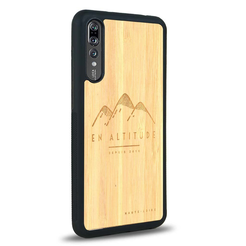 Coque Huawei P20 - En Altitude - Coque en bois