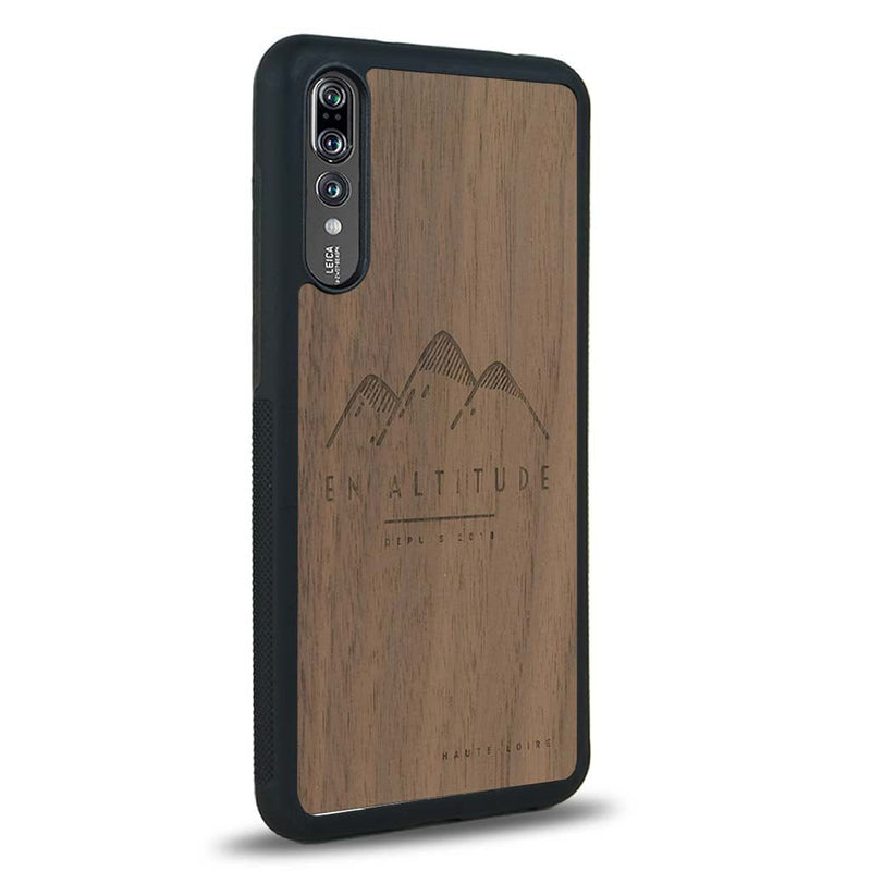 Coque Huawei P20 - En Altitude - Coque en bois