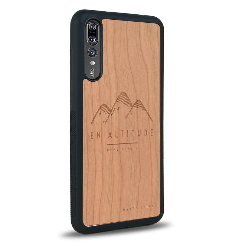 Coque Huawei P20 - En Altitude - Coque en bois