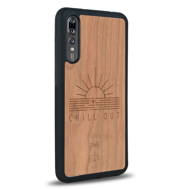 Coque Huawei P20 - La Chill Out - Coque en bois