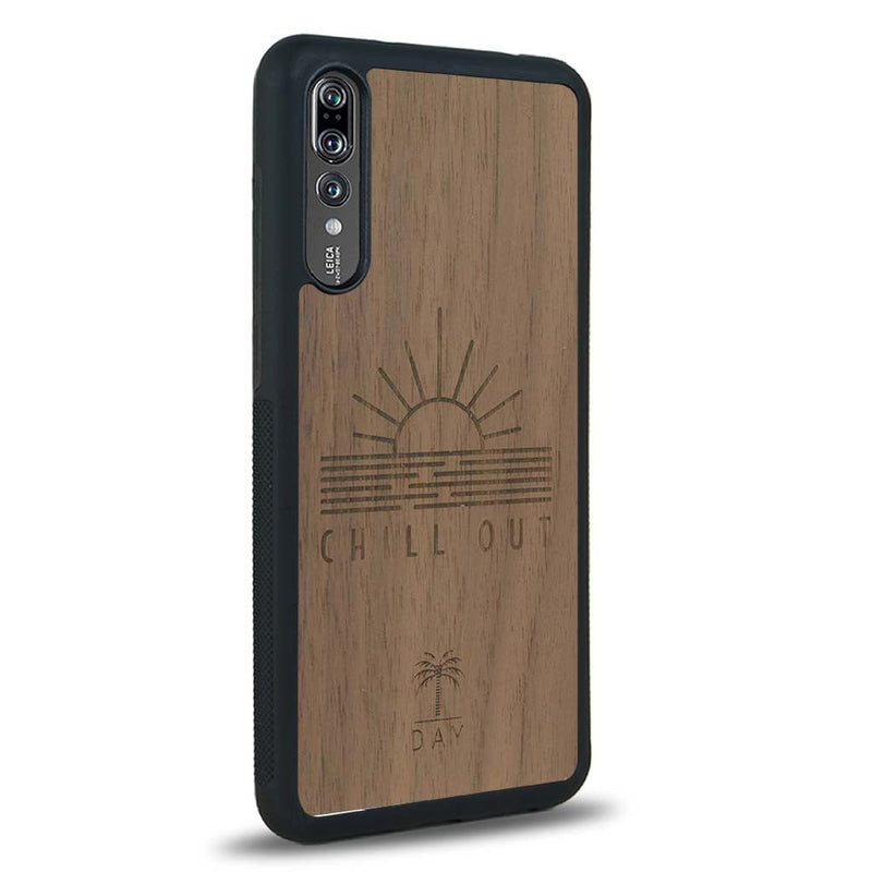 Coque Huawei P20 - La Chill Out - Coque en bois