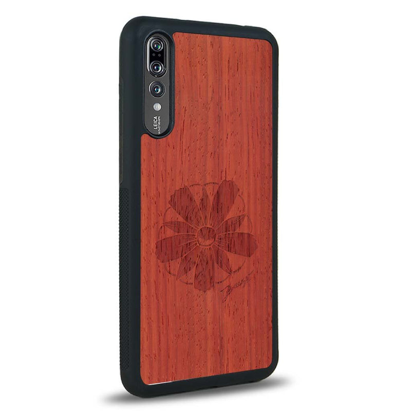 Coque Huawei P20 - La Fleur des Montagnes - Coque en bois