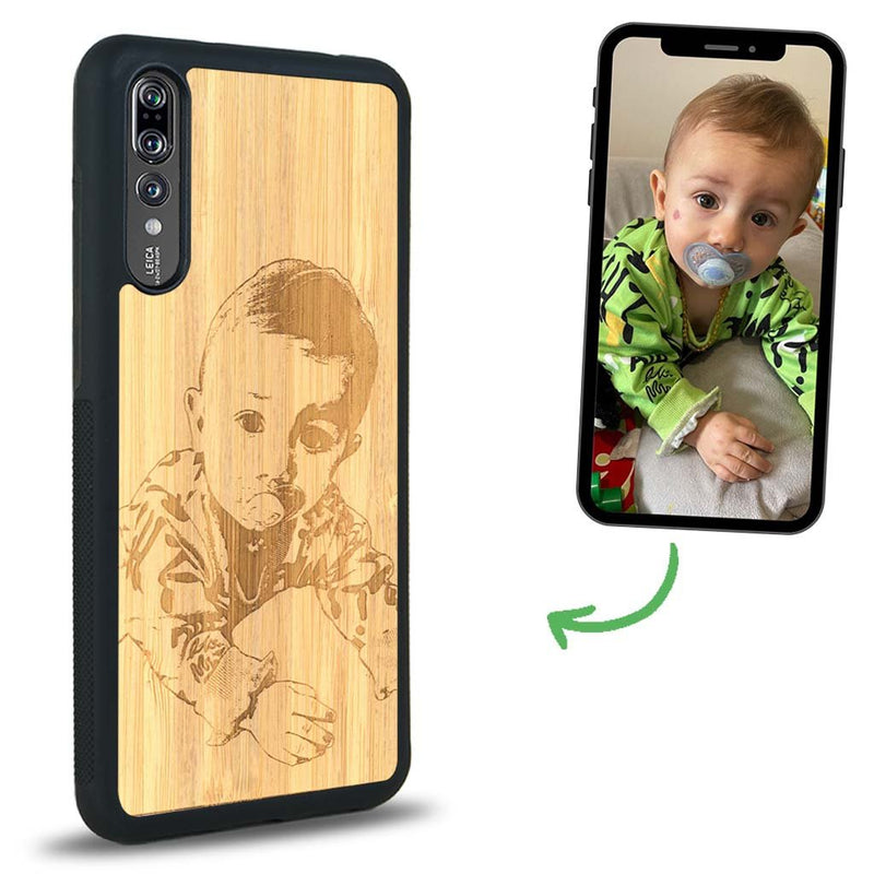 Coque Huawei P20 - La Personnalisable - Coque en bois