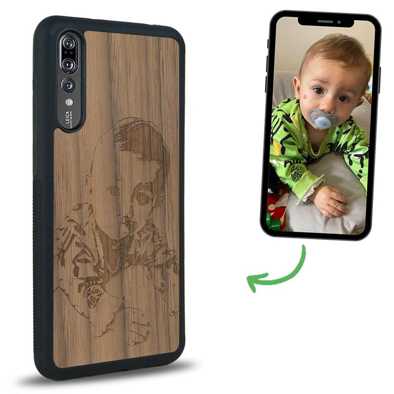 Coque Huawei P20 - La Personnalisable - Coque en bois