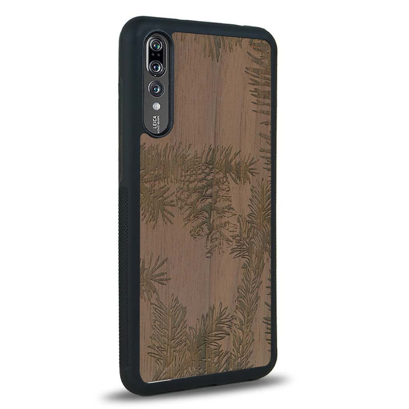 Coque Huawei P20 - La Pomme de Pin - Coque en bois