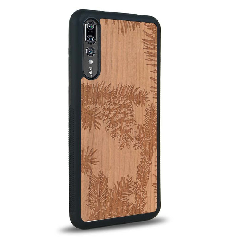 Coque Huawei P20 - La Pomme de Pin - Coque en bois