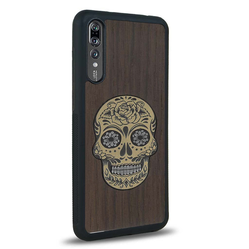 Coque Huawei P20 - La Skull - Coque en bois