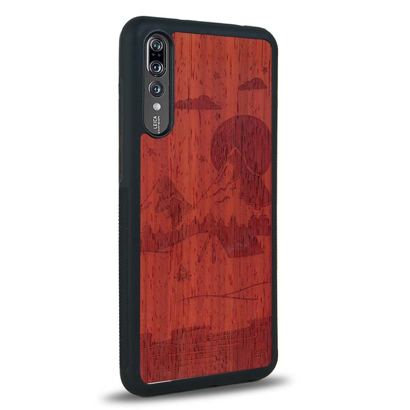 Coque Huawei P20 Pro - Le Campsite - Coque en bois