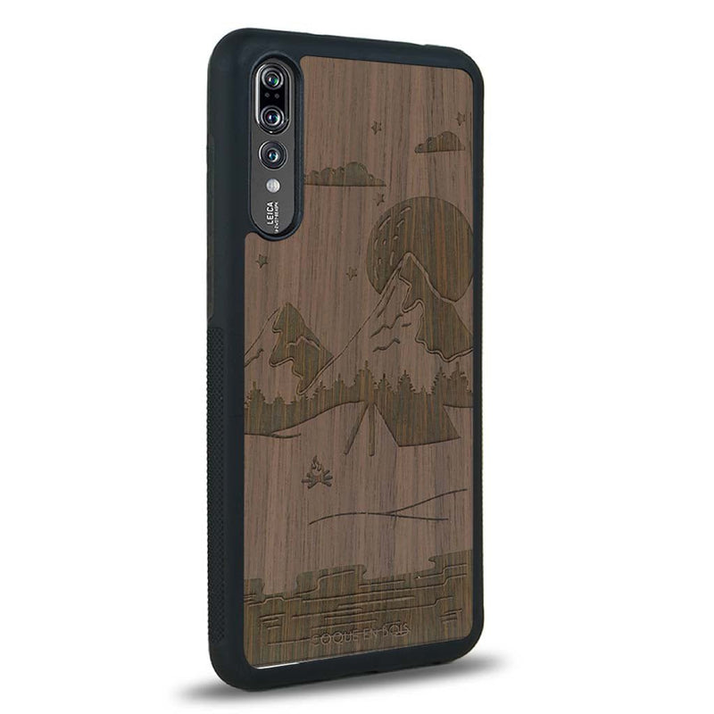 Coque Huawei P20 Pro - Le Campsite - Coque en bois