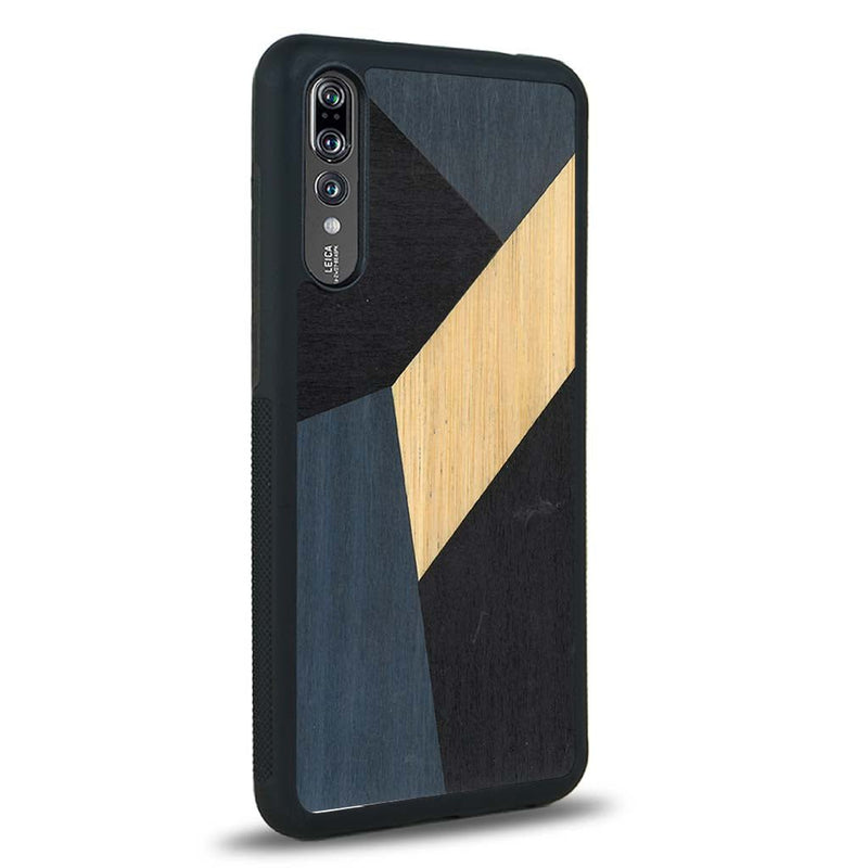 Coque Huawei P20 Pro - L'Eclat Bleu - Coque en bois