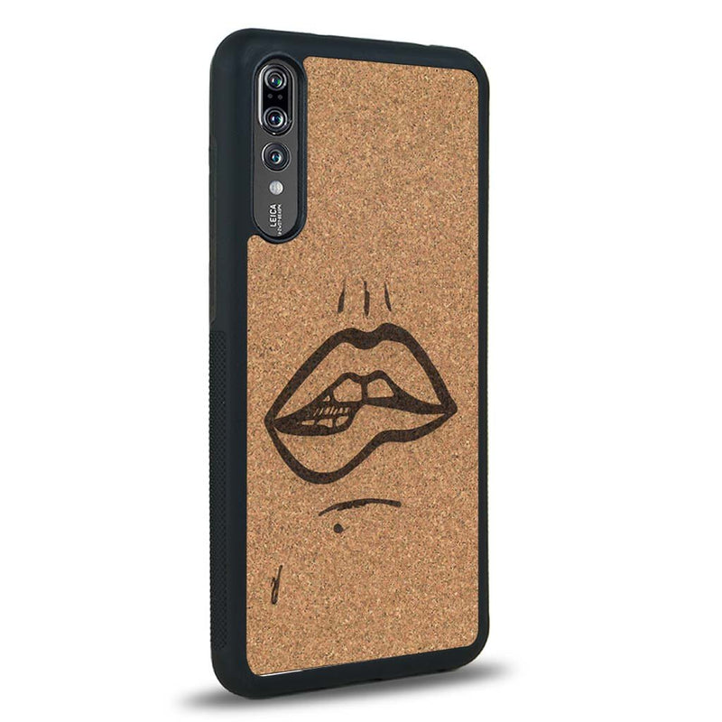 Coque Huawei P20 - The Kiss - Coque en bois