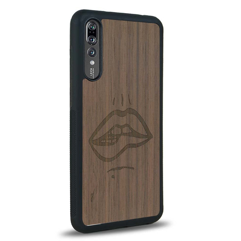 Coque Huawei P20 - The Kiss - Coque en bois