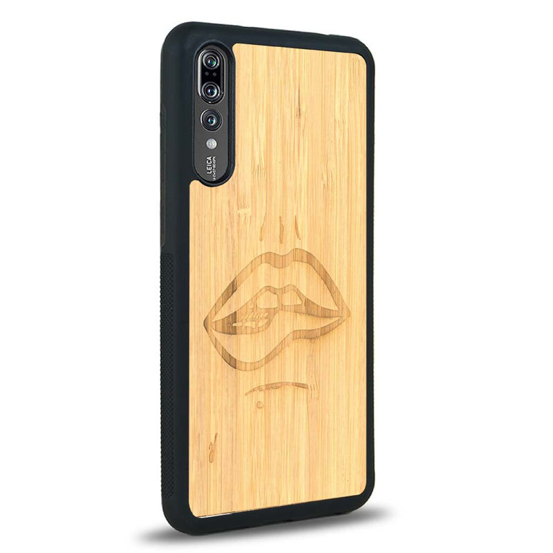 Coque Huawei P20 - The Kiss - Coque en bois