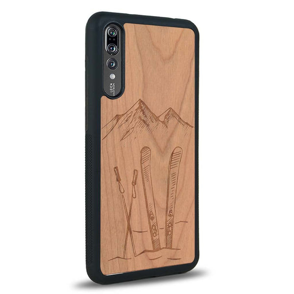 Coque Huawei P20 - Winter Holidays - Coque en bois