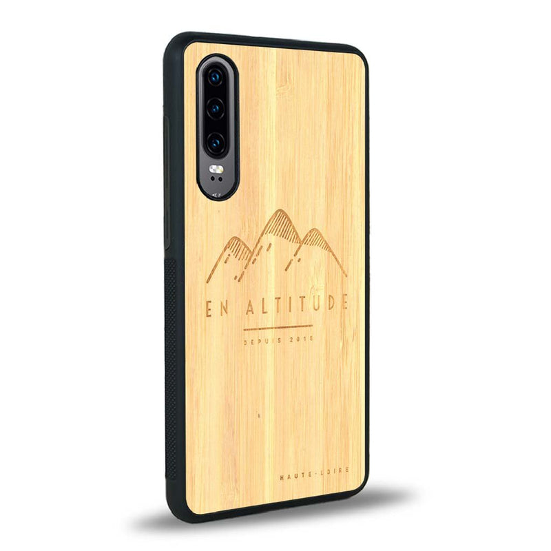 Coque Huawei P30 - En Altitude - Coque en bois