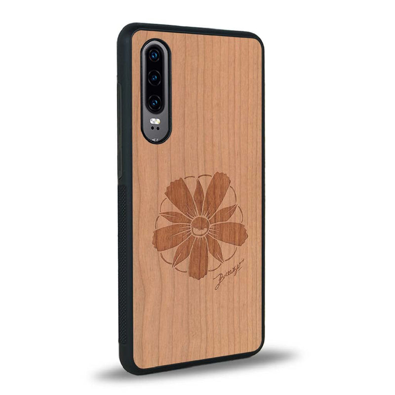 Coque Huawei P30 - La Fleur des Montagnes - Coque en bois