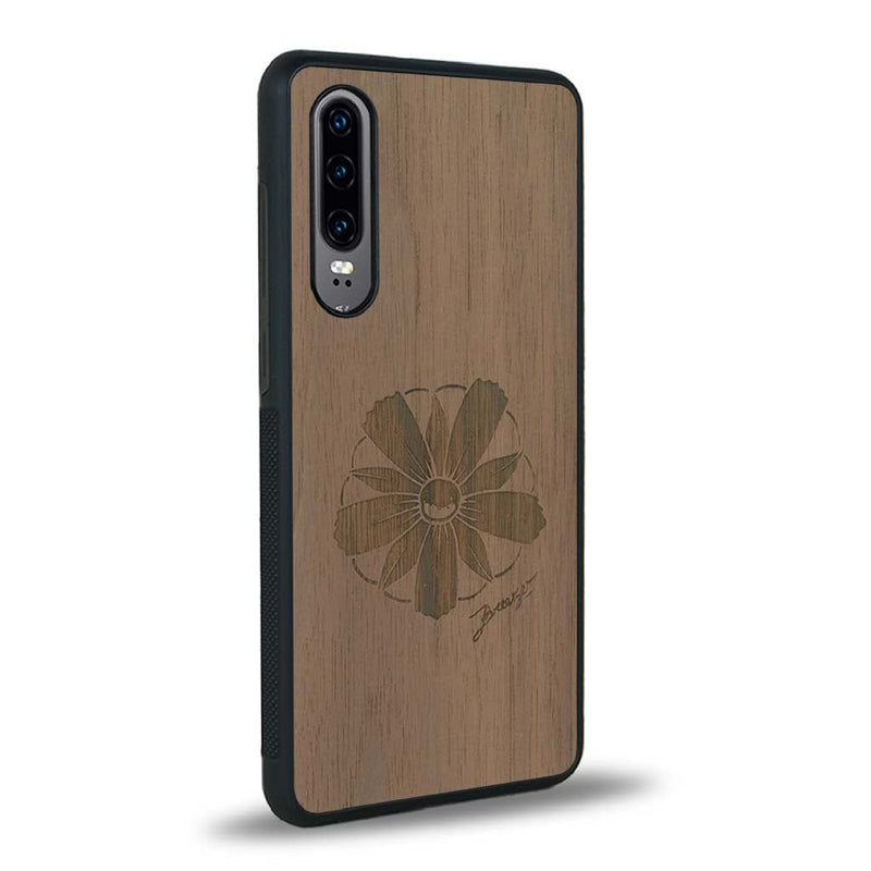 Coque Huawei P30 - La Fleur des Montagnes - Coque en bois