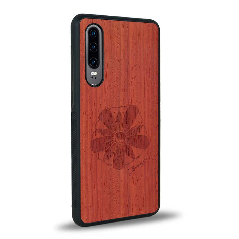 Coque Huawei P30 - La Fleur des Montagnes - Coque en bois