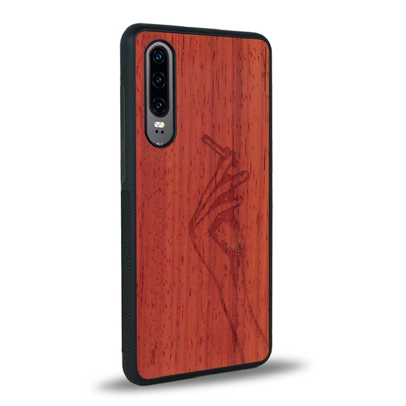 Coque Huawei P30 - La Garçonne - Coque en bois