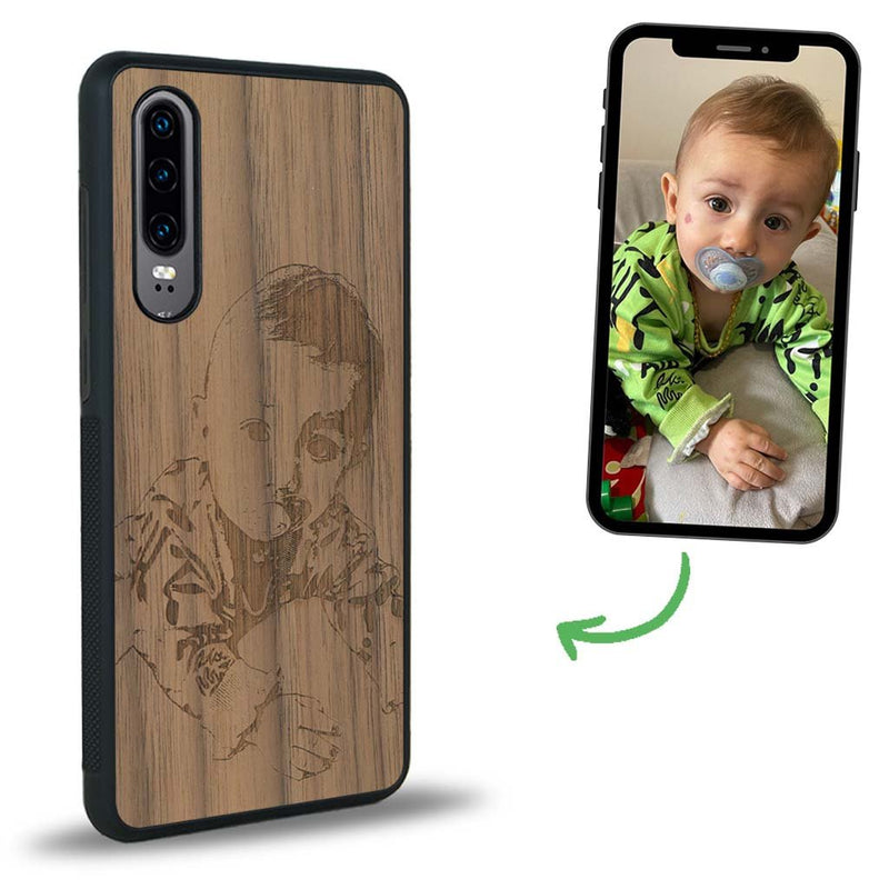 Coque Huawei P30 - La Personnalisable - Coque en bois