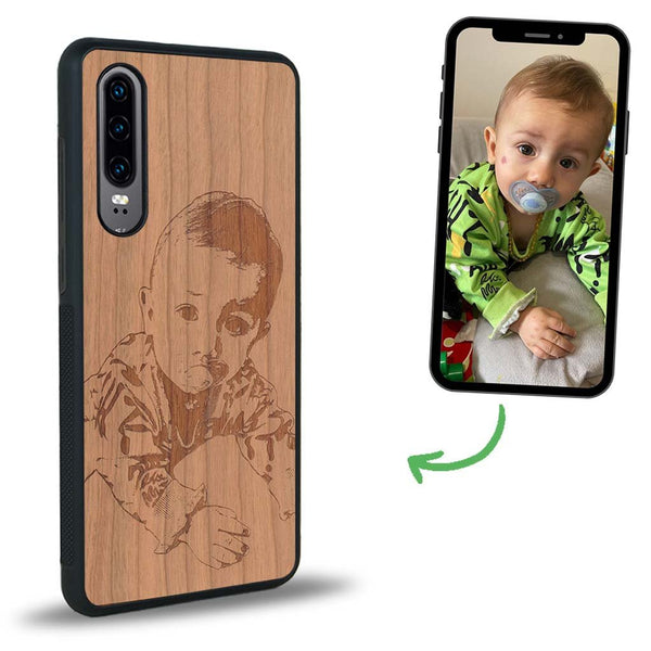 Coque Huawei P30 - La Personnalisable - Coque en bois