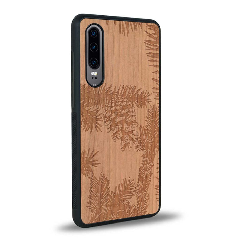 Coque Huawei P30 - La Pomme de Pin - Coque en bois