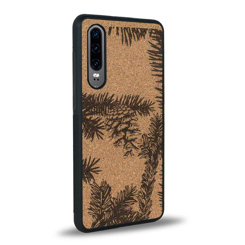 Coque Huawei P30 - La Pomme de Pin - Coque en bois