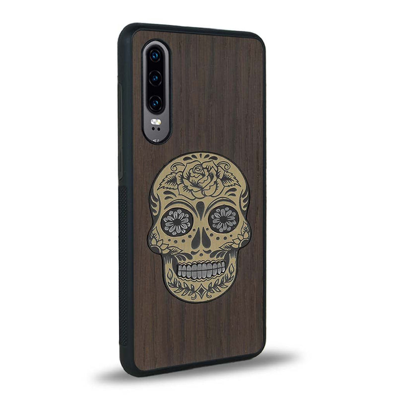 Coque Huawei P30 - La Skull - Coque en bois