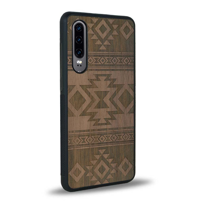 Coque Huawei P30 - L'Aztec - Coque en bois