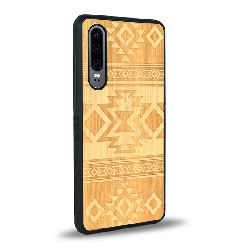 Coque Huawei P30 - L'Aztec - Coque en bois