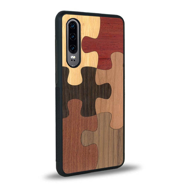 Coque Huawei P30 - Le Puzzle - Coque en bois