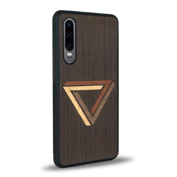 Coque Huawei P30 - Le Triangle - Coque en bois