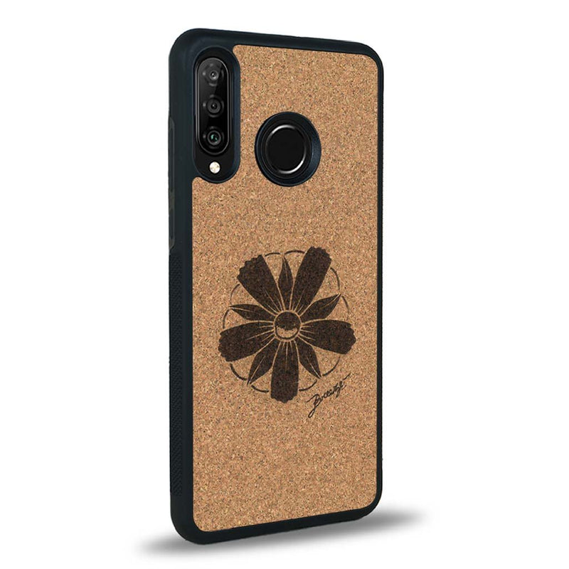 Coque Huawei P30 Lite - La Fleur des Montagnes - Coque en bois