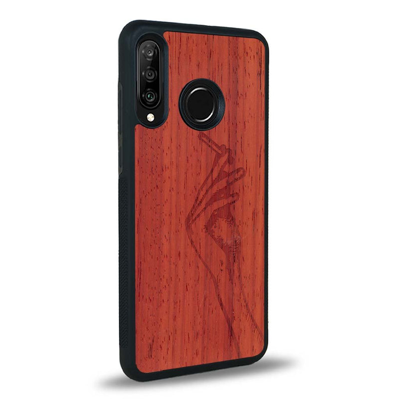 Coque Huawei P30 Lite - La Garçonne - Coque en bois